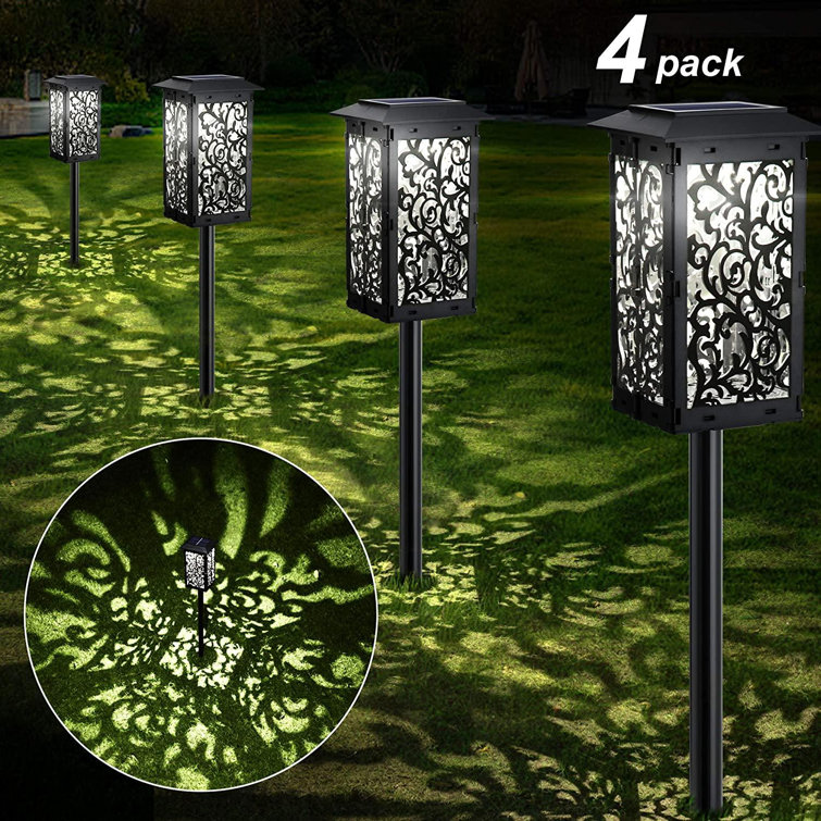 MingshanAncient Solar Lights Outdoor, Solar Pathway Lights Bright